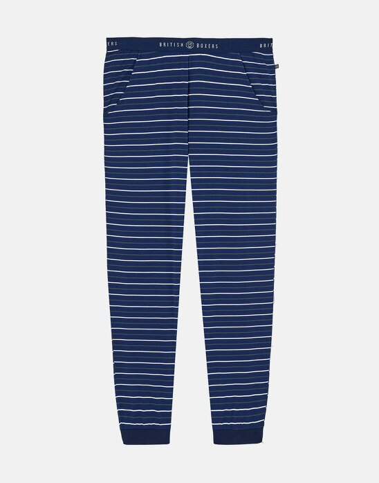 British Boxers Men's Bamboo Pyjama Set - Night Stripe