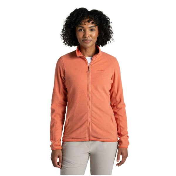 Craghoppers Womens/Ladies Anya Nosilife Fleece Jacket - Red Sandstone - 