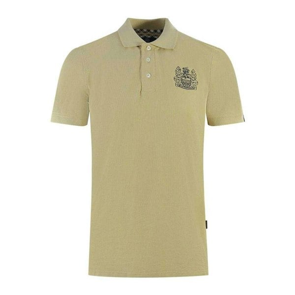 Aquascutum Unisex Adult Branded Sleeve Polo Shirt - Beige
