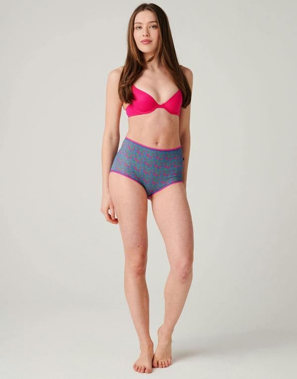British Boxers Multipack 4 Pairs of Women's Bamboo Full Briefs – Boom Bloom!