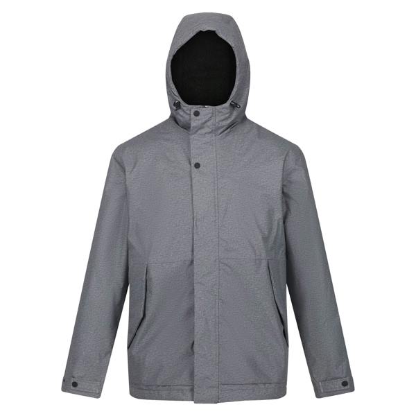Regatta Mens Sterlings IV Waterproof Jacket - Storm Grey Marl - 