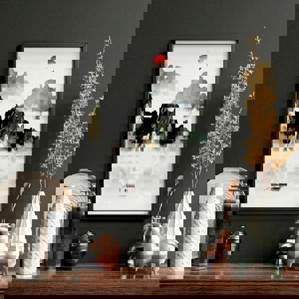 Japanese room decor | set of 3 wall art prints