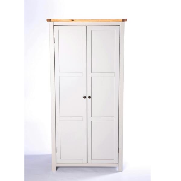 Argenta 2 Door Wardrobe Brass Knob