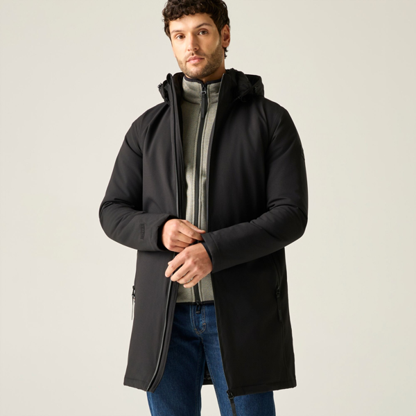 Regatta Mens Merzen Insulated Waterproof Jacket - Black