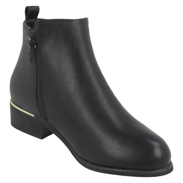 Spot On Girls Spot On Side Zip Ankle Boots H5068