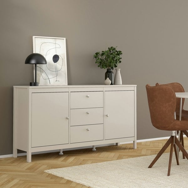 Furniture To Go Madrid Sideboard 2 Doors + 3 Drawers in Cashmere