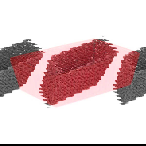 Red Paper Rope Tray