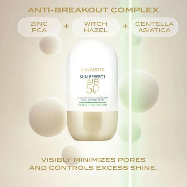 Lancaster Sun Perfect AIR Daily Invisible Fluid SPF50 Pore & Imperfections 40ml - Additional 2