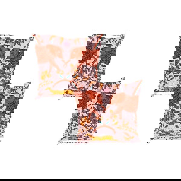 ISTOOLS Zambezi Multicolour Storage Ottoman Coffee Table Bench – Patterned Footstool & Seating