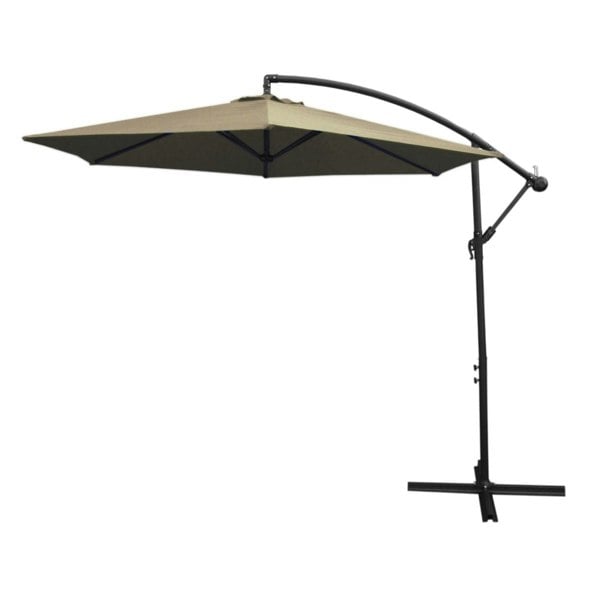 Monstershop Beige Cantilever Parasol & Fan Base