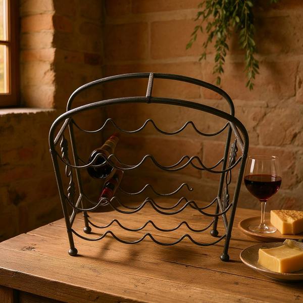 40CM 12 BOTTLE WINE HOLDER