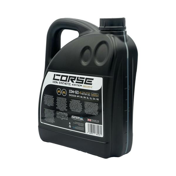 Syntol Corse 4T 10W-60 Fully Synthetic Motorcycle Engine Oil Jaso MA/MA2