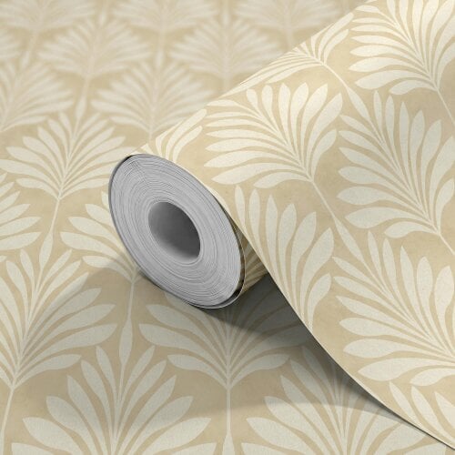 Hoopla Walls Palm Fan - Sand 10m Wallpaper