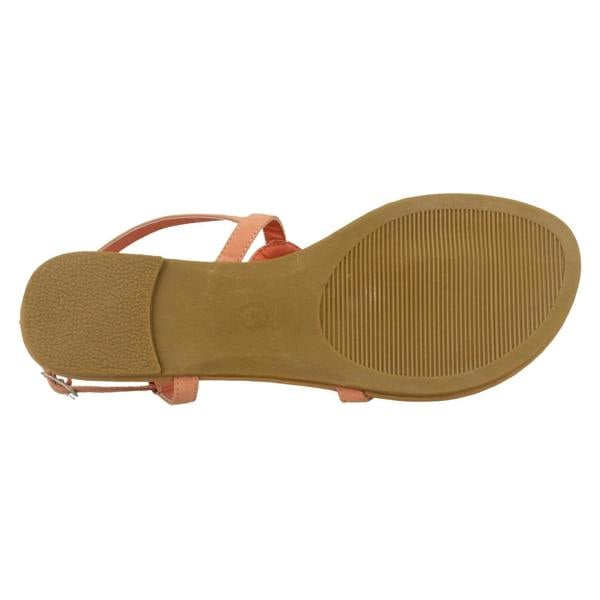 Spot On Ladies Spot On Open Toe Glitter Swirl Sandals