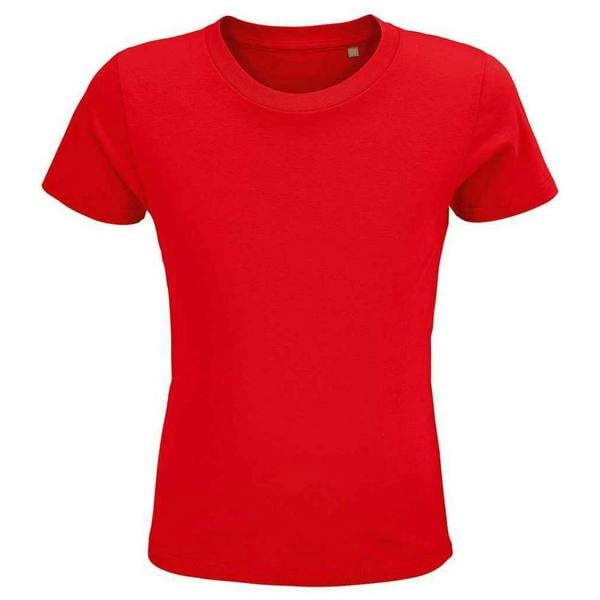 SOLS Childrens/Kids Crusader Organic T-Shirt - Red