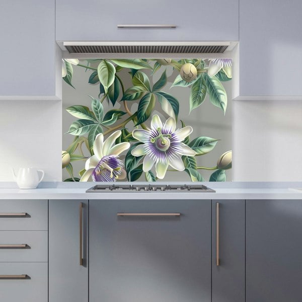 Warren Reed - Designer Passion Flowers Kitchen Splashback