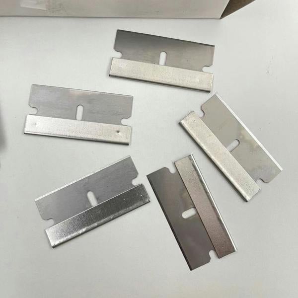 ATEK 100 Pack Single Edge Razor Blades for Window Scraper
