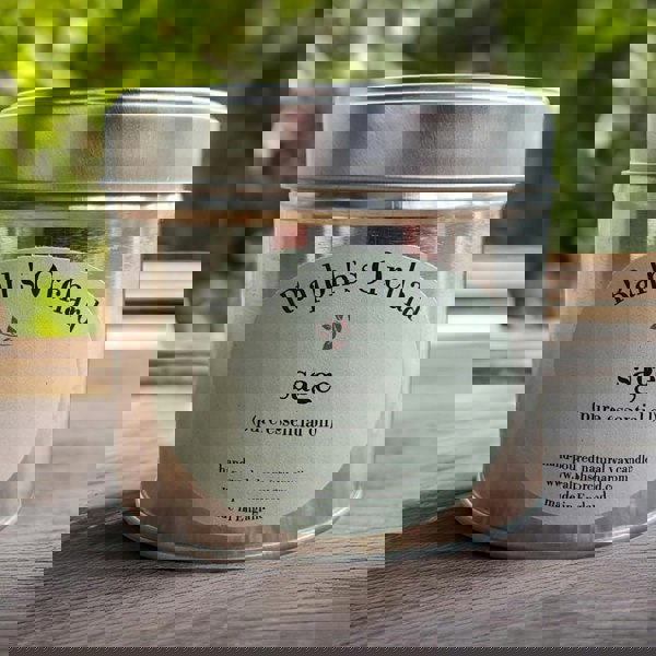 Sage purification candle