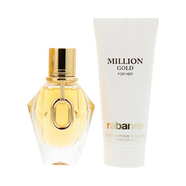 Paco Rabanne Million Gold 2 Piece Gift Set: EDP 50ml - Body Lotion 100ml