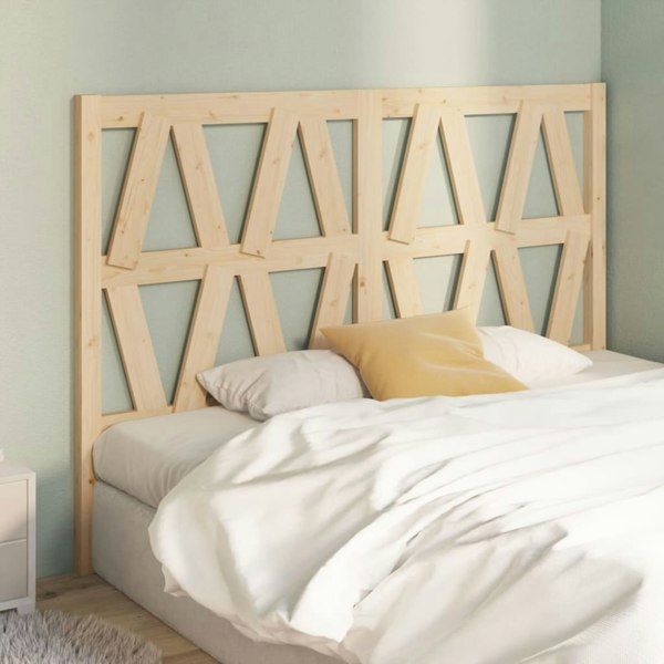 Berkfield Bed Headboard 146x4x100 cm Solid Wood Pine
