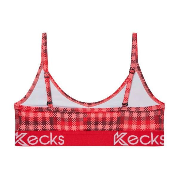 Kecks Cherry Plaid Lounge Bralette