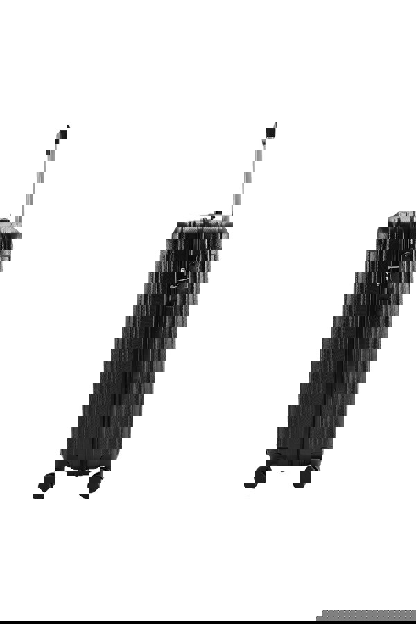 Living and Home Hardshell Spinner Wheel Luggage Travel Suitcase, 20" Black