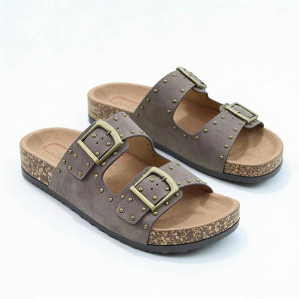 Heavenly Feet POLLY Mules Sandals   in  Brown