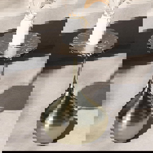 Geoff Side Table, Marble Effect-Rit Concept-Rit Concept