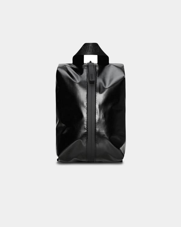 Rains Sibu Wash Bag - 01 Black | CHO | Designer Unisex Wash Bags - 01 Black - One Size - 5711747604578