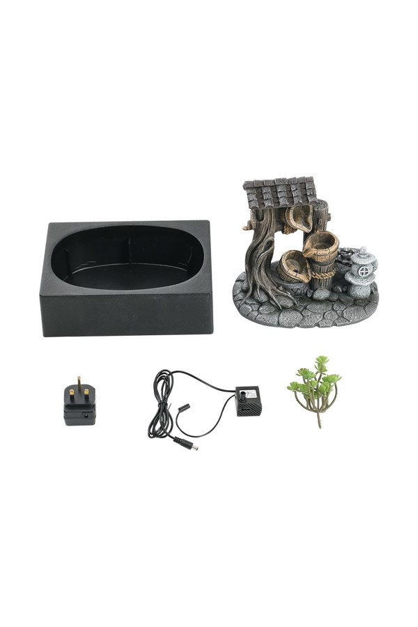 Living and Home Tabletop Fountain Relaxation Water Feature for Home Office Decor