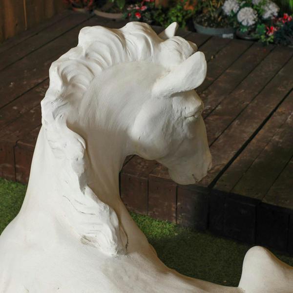 Lifesize Reclining Horse Statue 