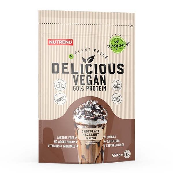 Nutrend Delicious Vegan, Chocolate Hazelnut - 450g