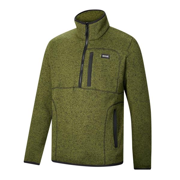 Regatta Mens Barlee Quarter Zip Fleece Top - Nephrite Green - 