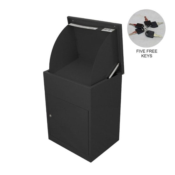 Monstershop Parcel Post Box - Black