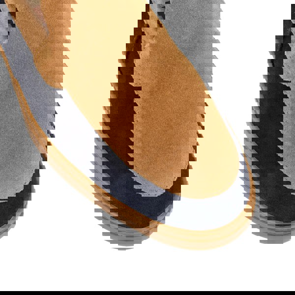 Embassy London Gareth - Tan & Dark Blue - Men’s Two Tone Suede Loafer