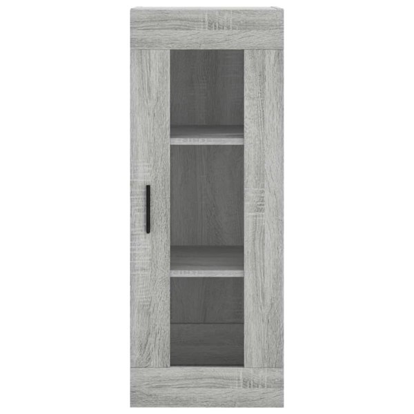 Berkfield Wall Mounted Cabinet Grey Sonoma 34.5x34x90 cm