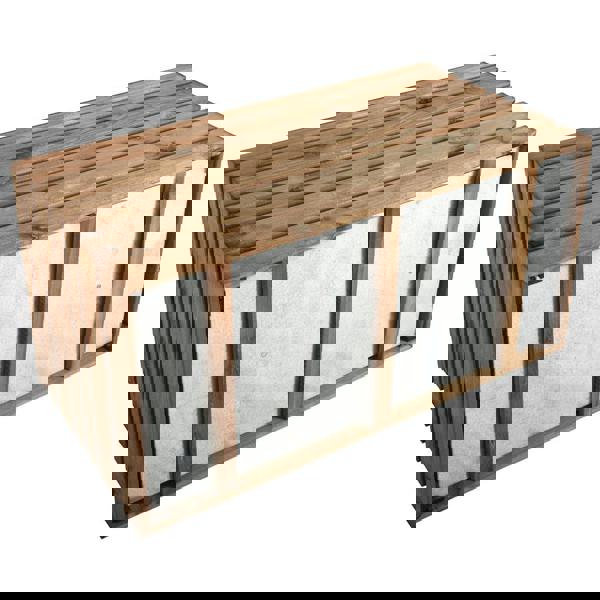 Cerland Lign Z Rectangular Slatted Planter 100cm x 50cm 202L Garden Planter