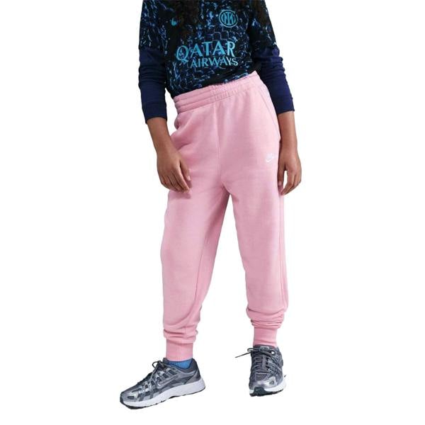Nike Girls Cotton Blend Jogging Bottoms - Soft Pink - 