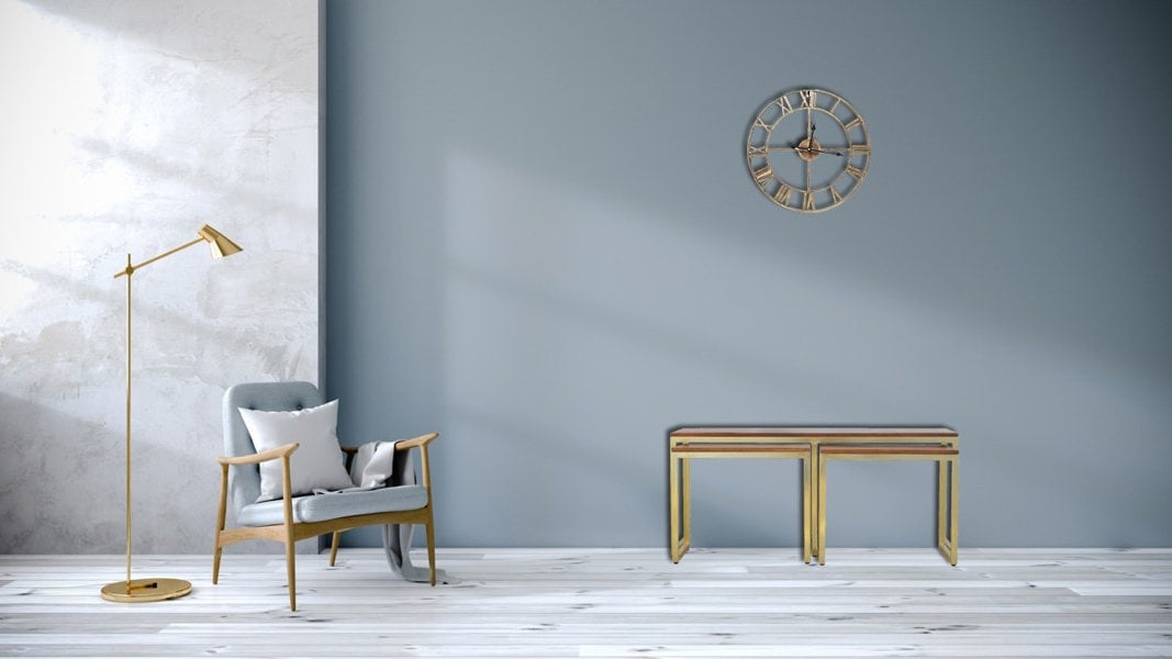 Artisan Furniture Chunky Gold Table Set of 3