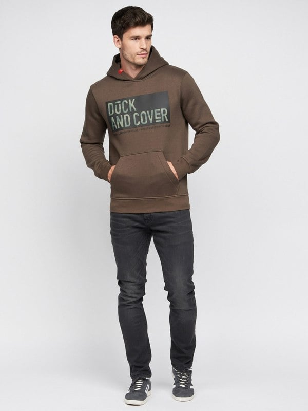 Duck and Cover Quantain Hoodie - Brown