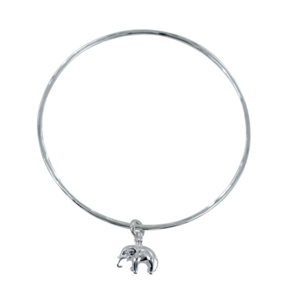 Elephant Charm Bangle - Reeves & Reeves