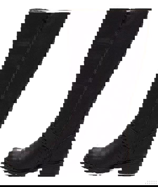 Rocket Dog Berry Womens Tall Zip Up Mid Calf Biker Buckle Boots