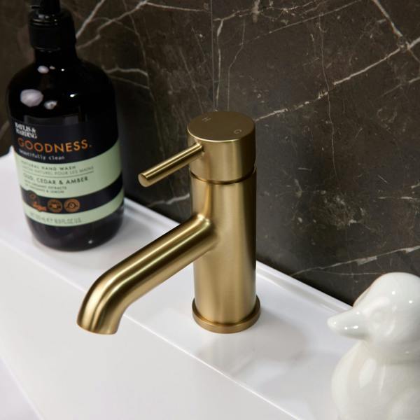 Flode Kumla | Mono Basin Mixer Tap | Brushed Brass