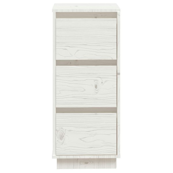 Berkfield Sideboards 2 pcs White 32x34x75 cm Solid Wood Pine