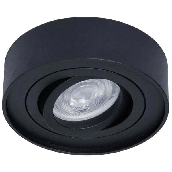 Milagro Nusa Round Ceiling Light Matt Black Great Spotlight Upgrade