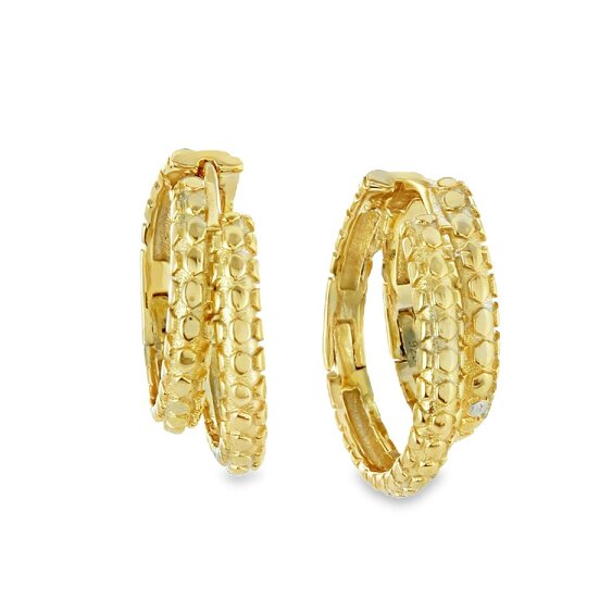 Reeves & Reeves Skelter Hoop Earrings