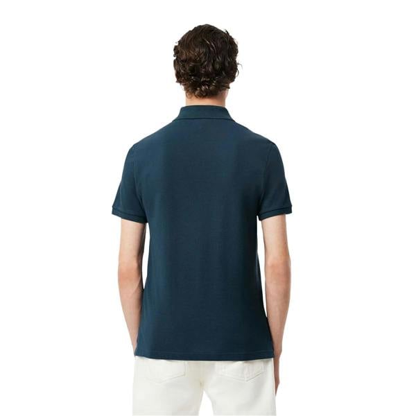 Lacoste Mens L.12.12 Pique Slim Polo Shirt - Petrol Blue - 