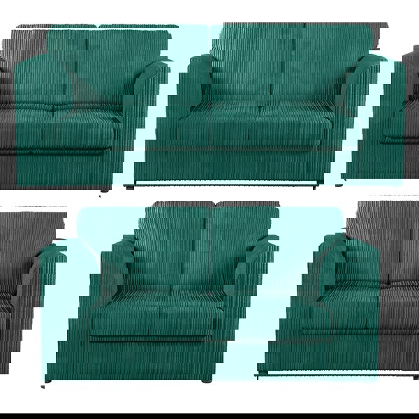 Furnishings For Less Luxor Full Jumbo 3 + 2 Seater Sofa Set – Full Back