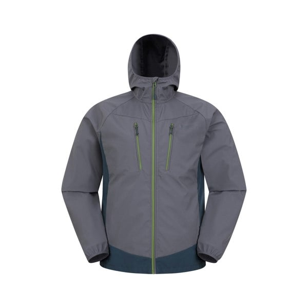 Mountain Warehouse Mens Ambit Lightweight Soft Shell Jacket - Dark Grey