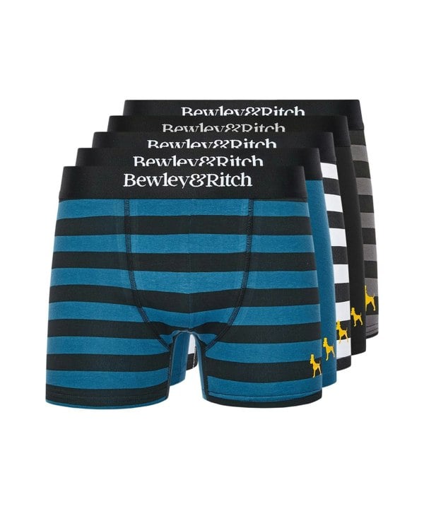 Bewley & Ritch Kurhah Boxers 5pk Assorted